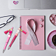 Olycraft Breast Cancer Theme DIY Personalized Beadable Pen Sets DIY-OC0010-95-6