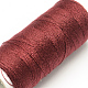 Cordones de hilo de coser de poliéster 402 para tela o diy artesanal OCOR-R027-02-2