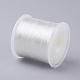 日本の平らな弾性結晶ストリング  弾性ビーズ糸  ストレッチブレスレット作り用  ホワイト  0.5mm  約328.08ヤード（300m）/ロール EW-G004-0.5mm-14-2