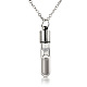 Bouteille de souhaits en verre avec collier pendentif en pierre de luminaires synthétiques LUMI-PW0001-061P-A-2