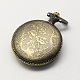 Старинные сплава цинка кварцевые часы головки для карманные часы кулон ожерелье материалы WACH-R005-21-2