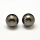 Half Drilled Round Shell Pearl Beads BSHE-M002-18mm-02-1
