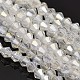 Toupies facettes perles de verre de galvanoplastie brins EGLA-P016-4mm-AB01-1
