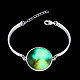 Nouvelle mode des bracelets lumineux du ciel étoilé BJEW-BB14736-2