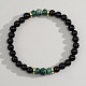 Braccialetti elastici con perline di vetro bohémien&nbsp;FP0420-4-1