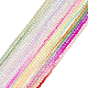 Pandahall Elite 18 Stränge 18 Farben transparente Farbverlaufsglasperlenstränge GLAA-PH0002-95-1