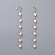 Natural Cultured Freshwater Pearl Dangle Earrings Sets EJEW-JE03827-2