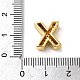 Brass Micro Pave Clear Cubic Zirconia Charms ZIRC-C009-01G-X-3