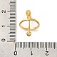 925 fianzas de pellizco de planeta estilo medallón de plata de ley STER-NH0001-55C-G-5