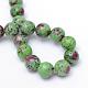 Round Dyed Natural Ruby in Zoisite Bead Strands G-R345-4mm-15-3