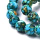 Chapelets de perles en turquoise synthétique G-C180-06A-3