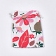 Polycotton(Polyester Cotton) Packing Pouches Drawstring Bags ABAG-T007-02B-2