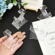 SUPERFINDINGS 10 Pack Clear Watch Display Stand C Type Watch Bracelet Display Rack Holder Stand Clear Acrylic Watch Display Holder for Counter or Showcase Use ODIS-WH0008-11-3