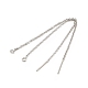 Rack Plating Brass Stud Earring Findings KK-E081-01P-2