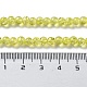 Spray Painted Crackle Glass Beads Strands CCG-Q001-4mm-04-3