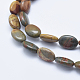 Jaspe polychrome naturel/pierre de Picasso/brins de perles de jaspe de Picasso G-E444-46A-3