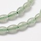 Chapelets de perles en aventurine vert naturel G-N0175-01B-4x6mm-2