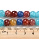 Crackle Glass Beads Strands GLAA-F098-05C-23-4