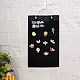 FINGERINSPIRE Hanging Brooch Pin Display Holder 20x12 inch ODIS-WH0025-27-6