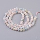 Chapelets de perles en morganite naturelle G-F568-112-4mm-2