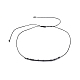 Adjustable Non-magnetic Synthetic Hematite Necklaces NJEW-JN02704-06-2