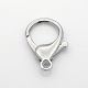 Zinc Alloy Large Lobster Claw Clasps PALLOY-O040-01-2