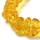 Fili di perline di ambra imitazione resina RESI-Z017-02A-3