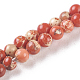 Brins de perles de jaspe impérial naturel G-I248-03C-1