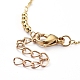 Brass Link Chain Bracelets BJEW-JB05220-3