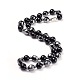 Necklaces & Stretch Bracelets & Dangle Earrings Jewelry Sets SJEW-I198-03P-2