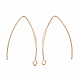 Brass Earring Hooks X-KK-N231-07-NF-2