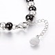 304 bracelet en perles rondes en acier inoxydable BJEW-I238-02-5