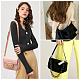 Gorgecraft 2Pcs PU Leather Bag Strap and Acrylic & CCB Plastic Link Chains Bag Handles FIND-GF0001-61-6