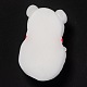 Рождественская тема в форме медведя мягкая игрушка для снятия стресса AJEW-P085-03-2