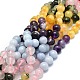 Natural Mixed Gemstone Beads Strands G-E576-07C-1