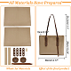 Kit per la creazione di borse tote da donna in similpelle fai da te DIY-WH0409-77D-2