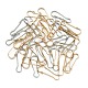 100 Stück Schlüsselanhänger-Verschluss aus Eisen in 2 Farben IFIN-YW0003-38A-1