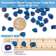 ARRICRAFT Electroplated Natural Druzy Geode Crystal Bead Strands G-AR0003-52-2