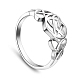 Shegrace fabuloso anillo de dedo de plata de ley 925 JR345A-1
