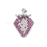 Латунные микро проложить кубического циркония подвески KK-M322-48P-03