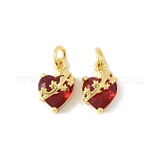 Подвески из латуни и стекла KK-F900-02G