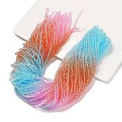 Прозрачные окрашенные стеклянные бусины DGLA-A034-T3mm-A19