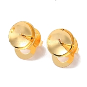Медные серьги-гвоздики KK-F090-15G-03