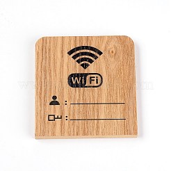 Plaque de table verticale en mdf&nbsp;DJEW-WH0033-66