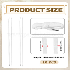 10 flache Polycotton-Hohlschnur&nbsp;OCOR-LP0005-03B