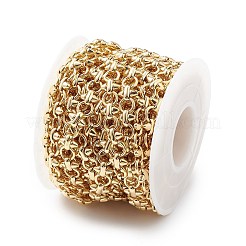 Gestellbeschichtung aus Messingring und Spike-Gliederkette&nbsp;CHC-K013-04