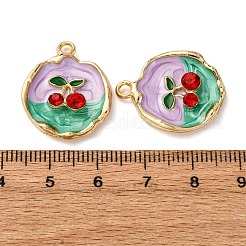 Pendentifs en émail en alliage doré&nbsp;ENAM-B028-33KCG-01