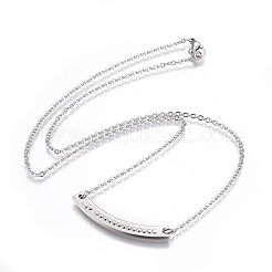 Colliers pendentifs en acier inoxydable 304&nbsp;NJEW-E141-38