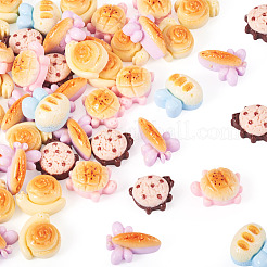 50 Stück opake Harz-Cabochons&nbsp;CRES-TA0001-48