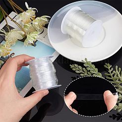 2 rouleau de 2 styles de sangle élastique transparente en plastique TPU extensible invisible&nbsp;EW-NB0001-09